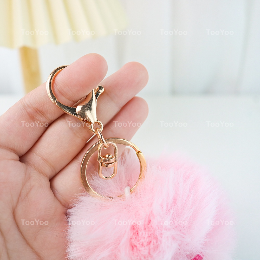 Móc khóa cục bông Gấu dâu Lotso dễ thương cute TY0333
