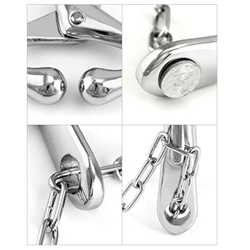 Kìm Mũi Bò Kèm Dây Xích Kéo Bằng Thép Không Gỉ