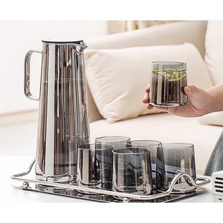 Set bình 1,8lít + 6 cốc 200ml + khay