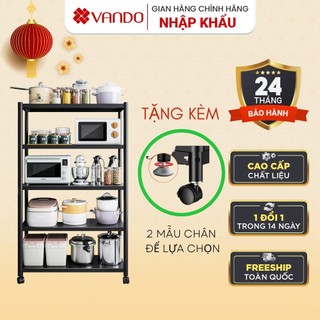 [INOX 304] Kệ Lò Vi Sóng 3,4,5 Tầng Sơn Đen Đa Năng 2023, Kệ Inox Đa Năng Chất Lượng Cao
