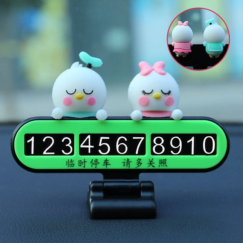 Bảng Số Điện Thoại Họa Tiết Hoạt Hình Sáng Tạo Trang Trí Nội Thất Xe Hơi