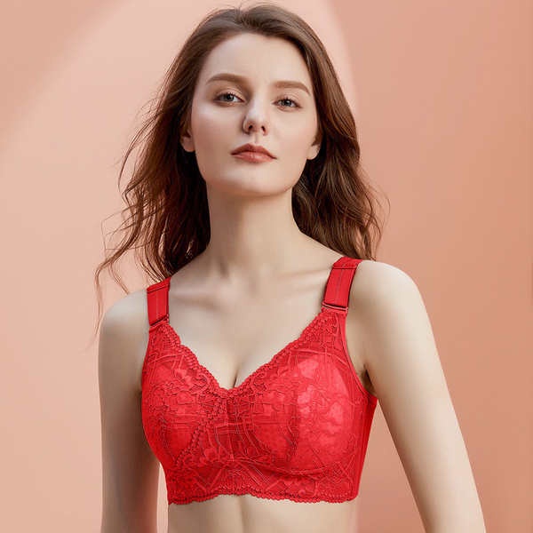 Áo Ngực Triumph Không Dây Chống Chảy Xệ Thiết Kế Cỡ Lớn Toàn Diện Thời Trang Quyến Rũ Cho Nữ