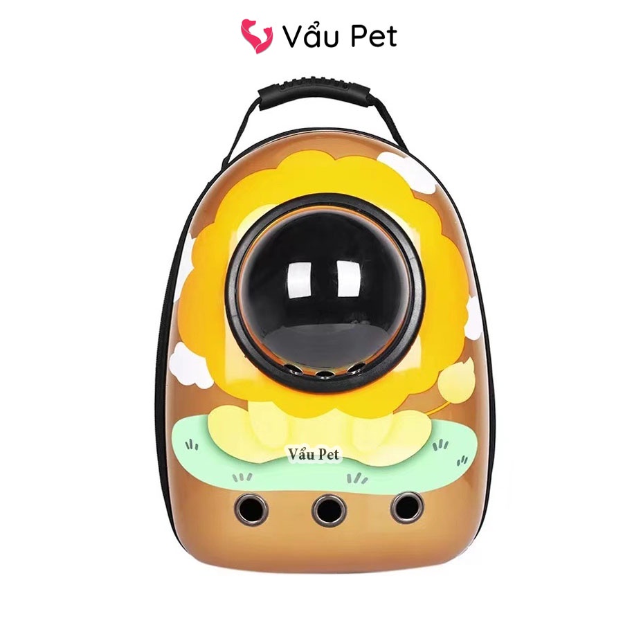 Balo phi hành gia cho chó mèo vận chuyển thú cưng tiện lợi - Ba lô chó mèo phi hành gia Vẩu Pet Shop