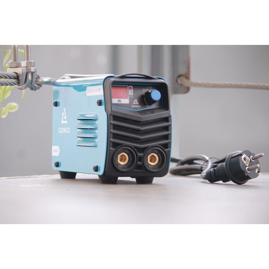 Máy hàn điện tử ZARC2500 Ziziweld - Que hàn 2.5mm, hàn liên tục không giới hạn Weldcom Phân phối chính hãng