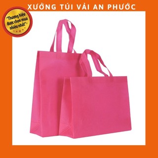 "GIÁ XƯỞNG" Túi Vải Không Dệt (Màu Hồng) Nhiều Kích Thước - Túi Vải Môi Trường Siêu Chắc Chắc - Xưởng Sản Xuất An Phước