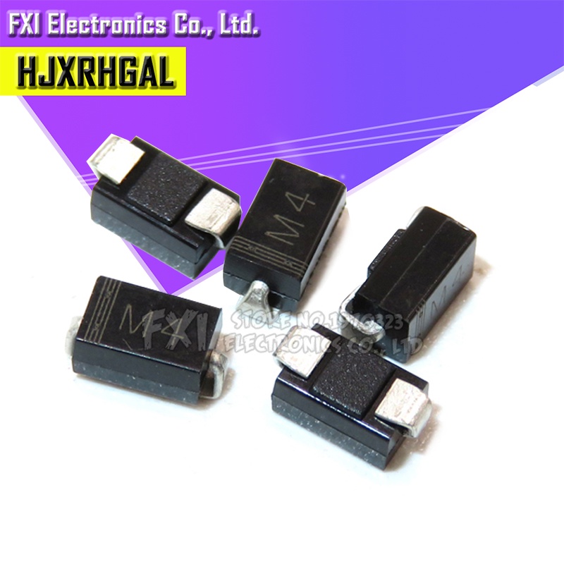 100 CHIẾC 1N4004 SMD DIODE M4 1A 400V IN4004 Diode chỉnh lưu Mới