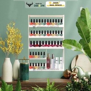 DEER - Kệ Để Nước Sơn Móng - Để Sơn Gel Treo Tường - Để Mỹ Phẩm Dầu Gội
