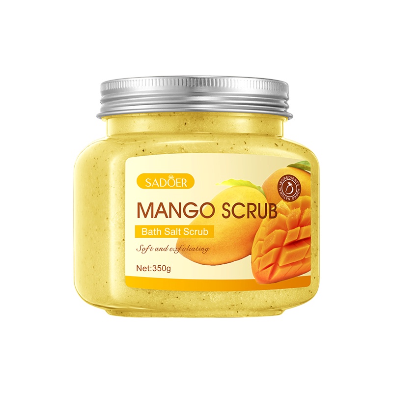 Muối tắm tẩy da chết hương hoa quả SADOER nội địa Trung 350g giá rẻ giúp giảm mụn lưng, cấp ẩm sáng da