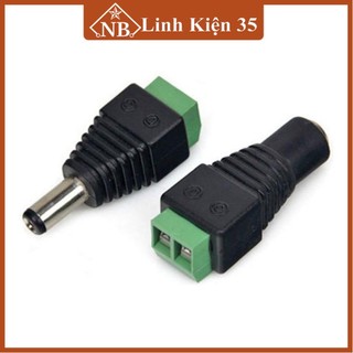 Jack đực nối nguồn DC kích thước 5.5*2.1mm