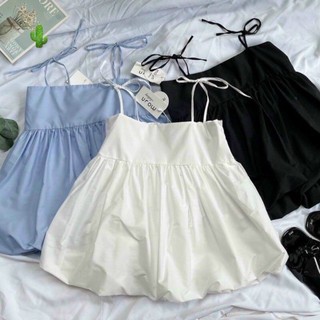Áo voan 2 dây babydoll 2 lớp dày GB10063 mới nè
