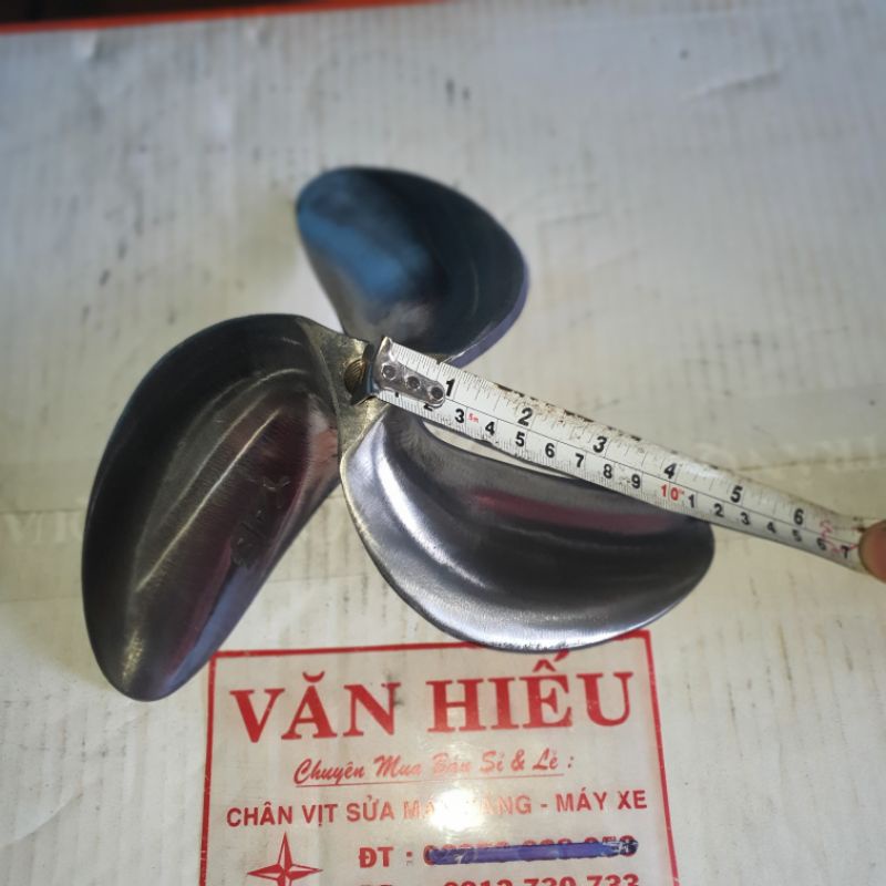 Chân vịt ab 6 ngựa nhong mẩu cano cam kết như hình giá sĩ