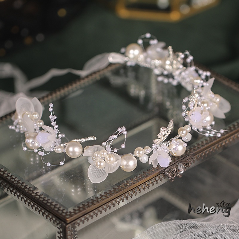 Băng Đô Hoa Cài Tóc Cho Phù Dâu