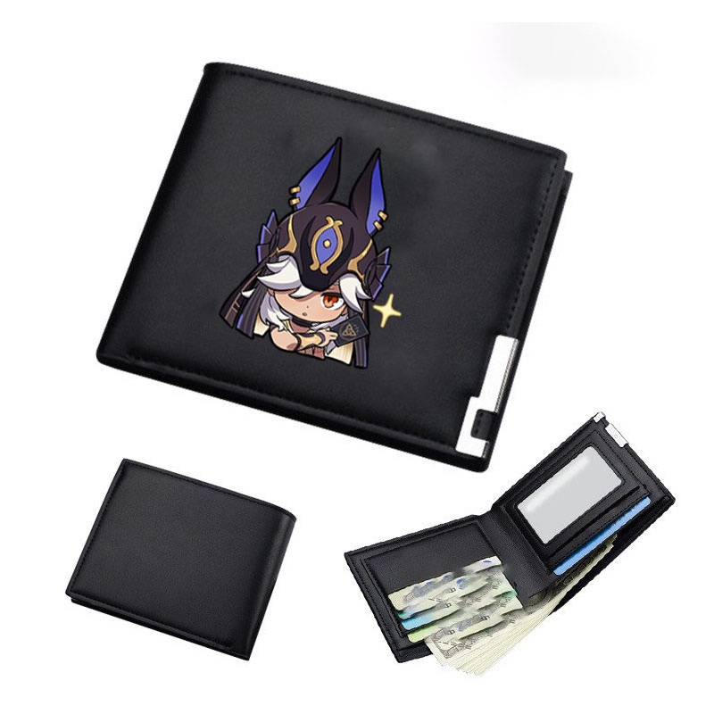 Ví da cầm tay nam nữ in hình GENSHIN IMPACT ver SUMERU game tiện lợi anime chibi