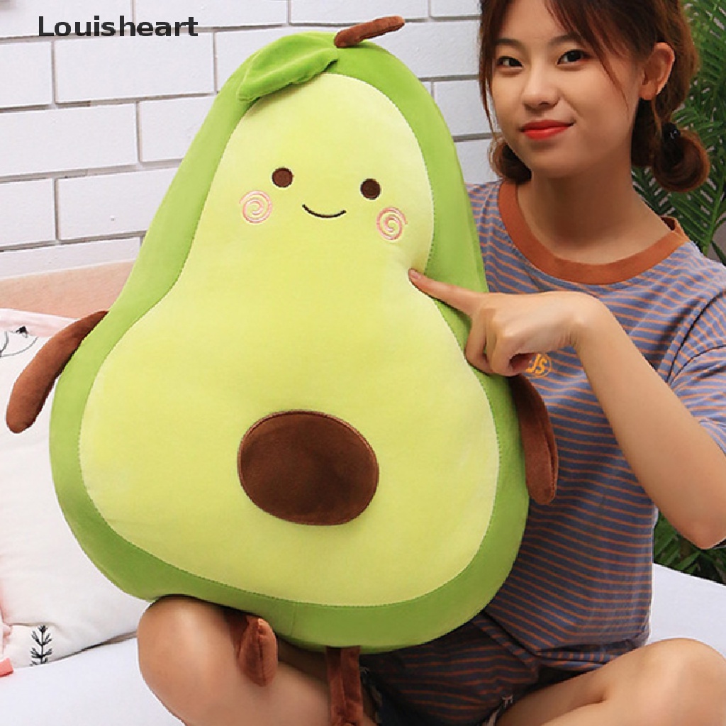 Gối Nhồi Bông Louisheart 2CM Hình Trái Bơ Mềm Mại Đáng Yêu