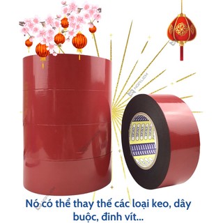 Băng Keo Xốp Đỏ 2P4 (24cm), 5P (50cm)