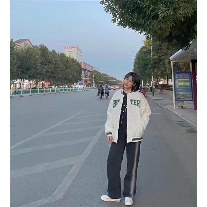Áo Bomber Nam nữ cá tính