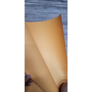 Giấy nhũ vàng cam gấp quạt ( có sẵn nếp gấp) khổ 55x80cm