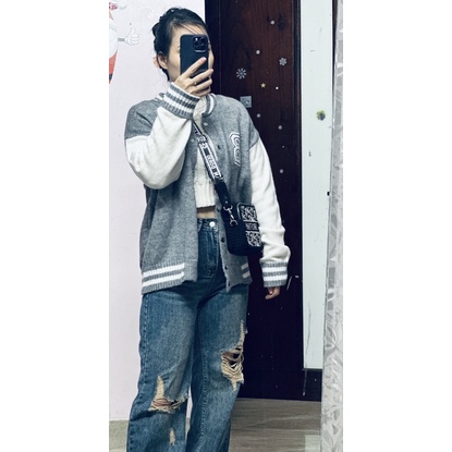 Bộ Phụ kiện làm túi đeo chéo Nam size 18cm