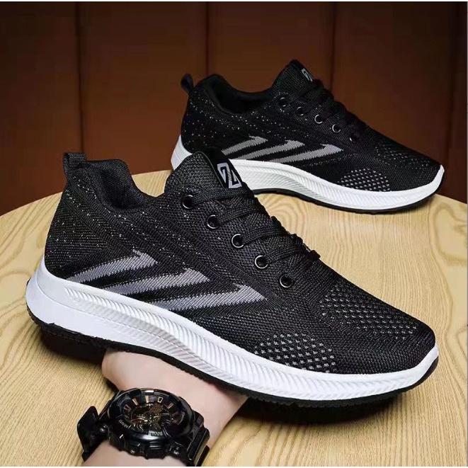 Giày nam thế thao ZZ đế trơn siêu thoáng khí