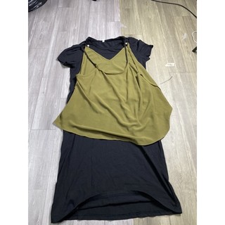 2hand đầm thun đen 190