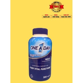 Viên uống vitamin One A Day Men của Mỹ. Lọ 300 viên ( Dành Cho Nam )