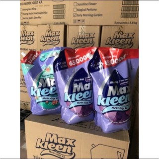 Nước giặt xả maxkleen 3,8kg