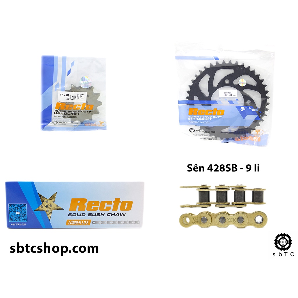 Nhông sên dĩa NSD Recto Jupiter FI chính hãng Thái Lan