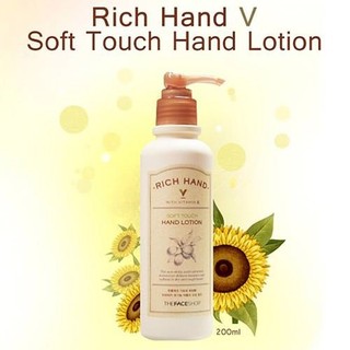 Sữa dưỡng da tay rich hand v soft touch hand lotion