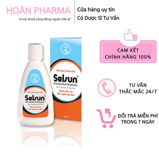 Dầu gội Selsun hỗ trợ trị gàu, nấm
