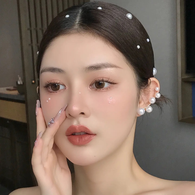 Bông Tai Đính Ngọc Trai Thời Trang Hàn Quốc Dành Cho Nữ