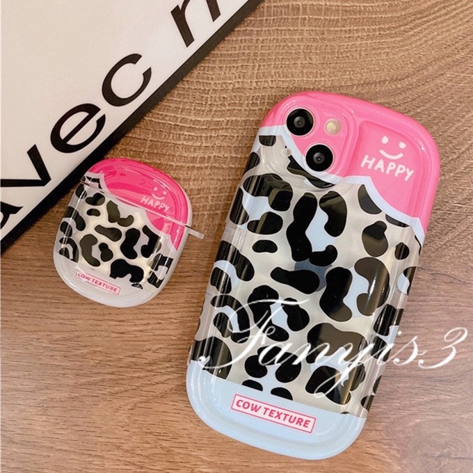 Ốp Điện Thoại TPU Mềm Trong Suốt In Hình Báo Hồng Cho IPhone 14 13 12 11 Pro Max X XR Xs Max 8 7 Plus SE 2020
