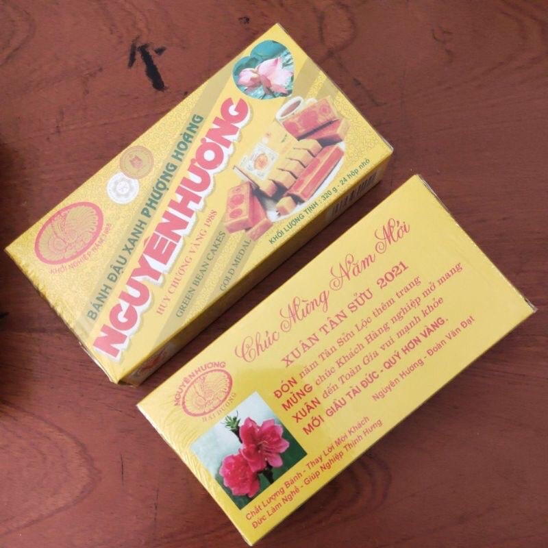 Combo 5 hộp bánh đậu xanh Nguyên Hương 320gram - Đặc sản Hải Dương