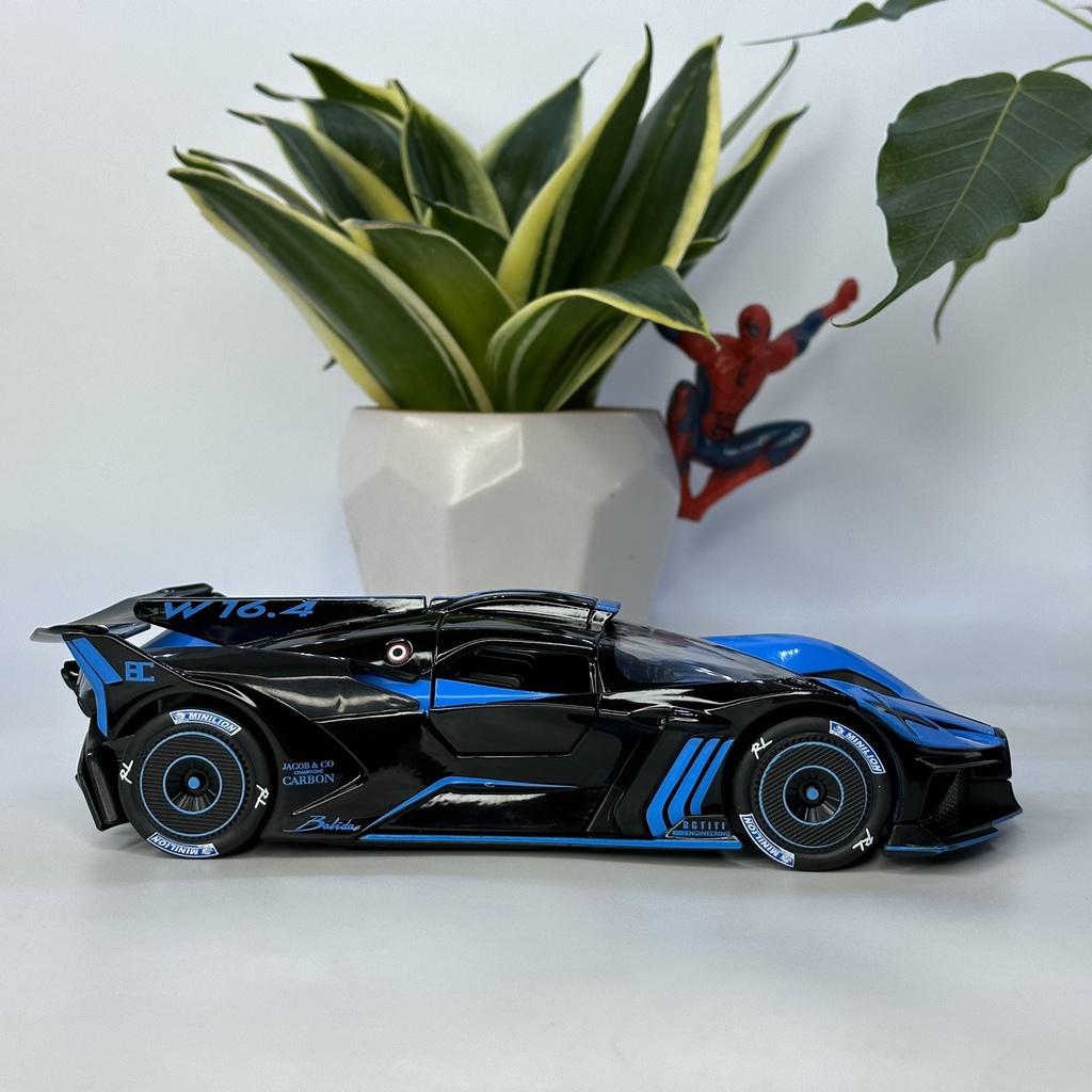 Mô hình siêu xe Bugatti Bolide tỷ lệ 1:24 bằng kim loại mẫu Hypercar đẹp nhất thế giới