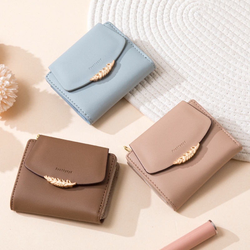 Ví Ngắn Đựng Thẻ Cỡ Nhỏ Thiết Kế Dễ Thương Cho Nữ