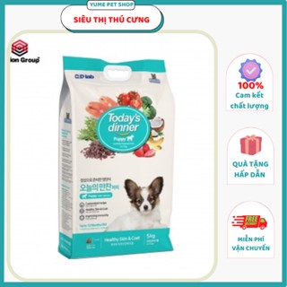 [HÀNG MƠI GIÁ RẺ ] Thức ăn cho chó hạt Today's Dinner dành cho chó nhỏ và trương thành 5kg