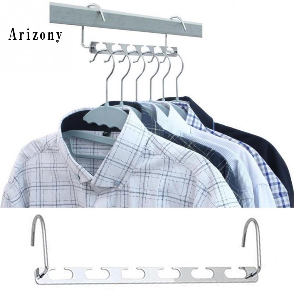 Móc Treo Quần Áo Bằng Kim Loại Tiết Kiệm Không Gian