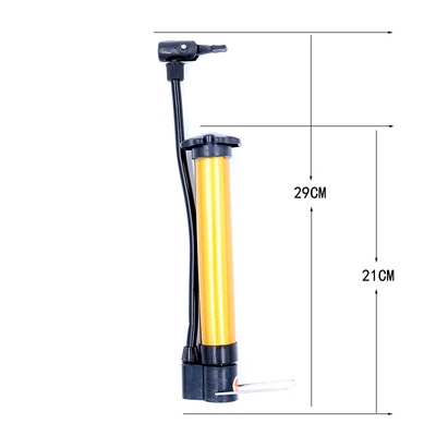 Đồ Bơm Bóng Đá Loại Xịn Cao Cấp Màu Vàng - Tặng 2 Đầu Kim Bơm