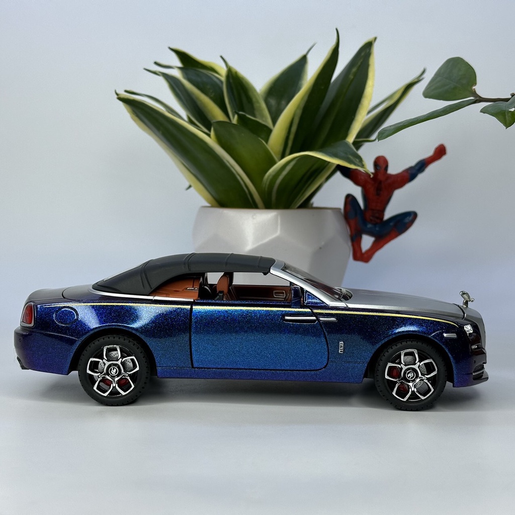 Mô hình xe kim loại Rolls Royce Dawn mui trần tỷ lệ 1:24 cực đẹp chiếc xe hạng sang đến từ Anh Quốc