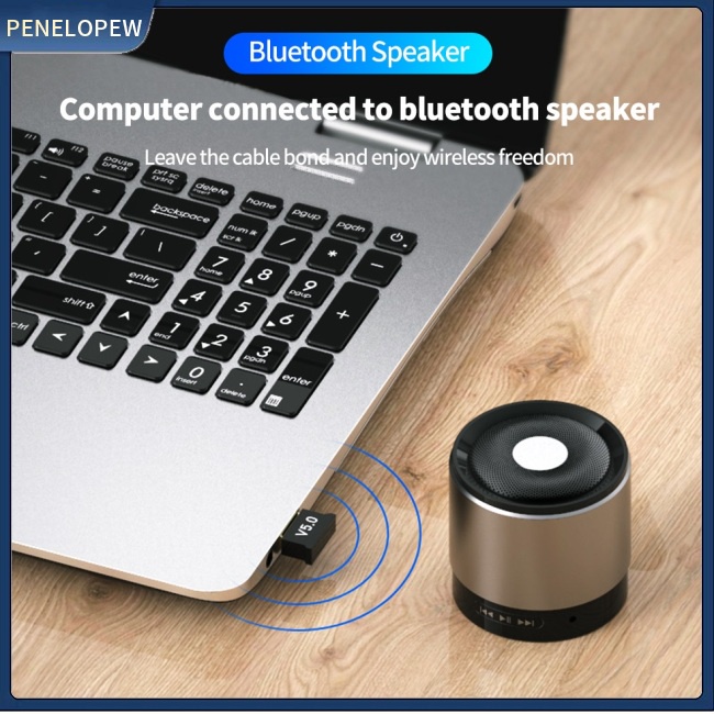 Usb Nhận Tín Hiệu Bluetooth 5.0 Cho Máy Tính, Laptop
