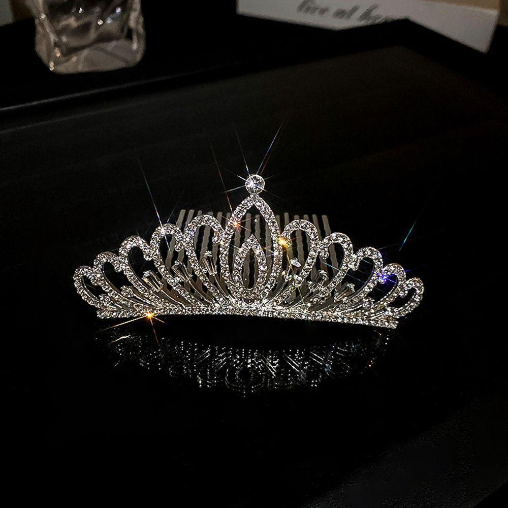 Vương Miện Cài Tóc Thời Trang Xinh Xắn Cho Bé Gái