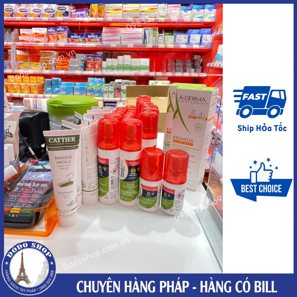 Xịt chống muỗi và côn trùng đốt Parasidose dành cho bé từ 24 tháng tuổi, nội địa Pháp.