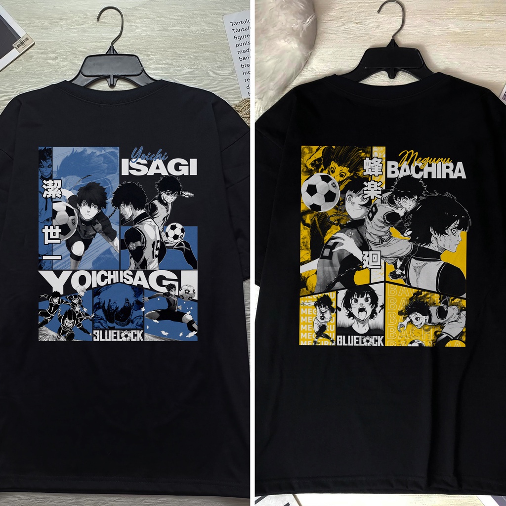 Áo Thun Oversized Blue Lock In Hình Thiết Kế Isagi Và Bachira