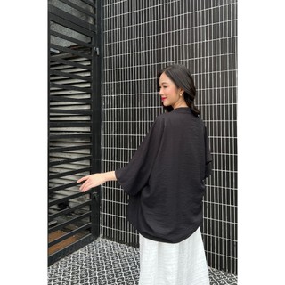 OLV - Áo khoác Plain Coat in Black