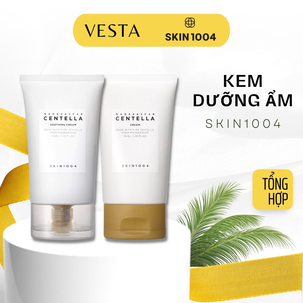 Kem Dưỡng Ẩm Skin1004 Madagascar Centella Soothing Cream Chiết Xuất Rau Má Làm Dịu Da 75ml