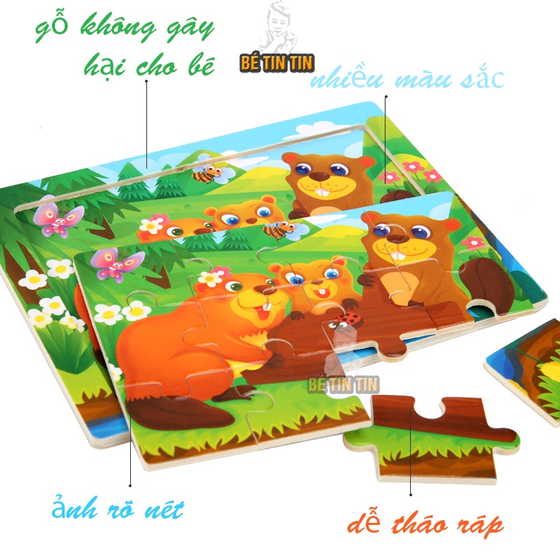 Bảng ghép 12 miếng ghép