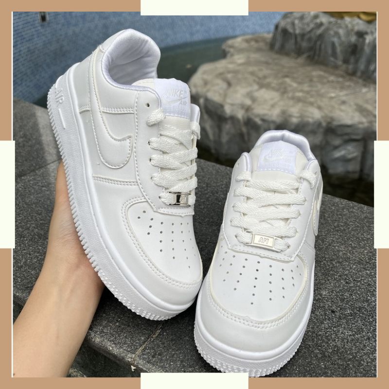 Giày_Nike AF1 Nam Nữ, Giày AF1 Air Force 1 Trắng Dành Cho Nam Nữ Full Box Bill Hàng Đẹp