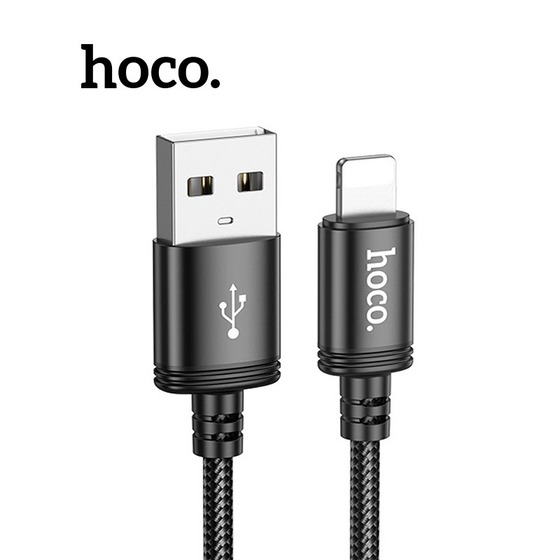Cáp sạc 2.4A Hoco X89 vải dù bện chống rối cho 6/7/8 dài 1M