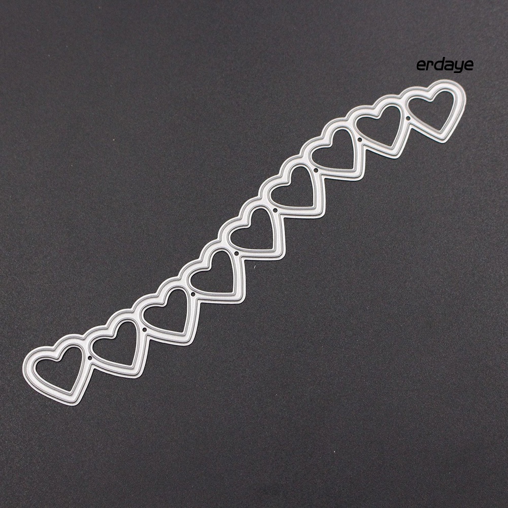 Khuôn Thép Cắt Hình Trái Tim Dễ Thương Dùng Để Trang Trí Thiệp / Scrapbook