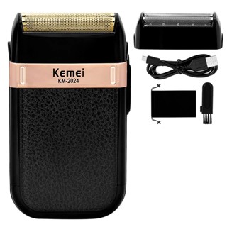 Máy Cạo Râu Kemei Chống Thấm Nước Sạc USB KM-2024 Cho Nam