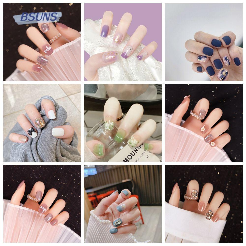 Bộ Móng Tay Giả Bằng Acrylic Che Phủ Toàn Diện DIY